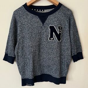 New Balance Cropped Crewneck Sweatshirt - Womens Medium